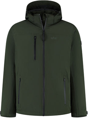 Kjelvik lemmy heren outdoorjas - groen