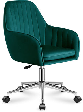 Mark adler future 5.2 bureaustoel – groen – velours – ergonomisch – met wielen – max. 130 kg