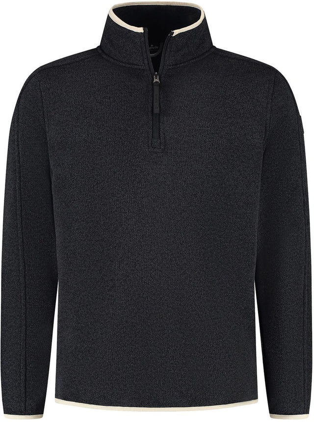 Kjelvik finch heren outdoortrui - zwart