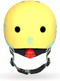 Scoot ride helmet – kinderhelm – xs 45-51 cm – led achterlicht – magnetische sluiting – verstelbaar – lemon xs s