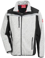 Nitras safety softshell jack motion tex plus 7192 knitted softshell jacket. motion tex plus gray