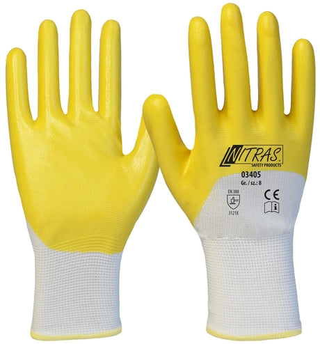 Nitras safety nitrilhandschoen nitrile glove size 8 nitras