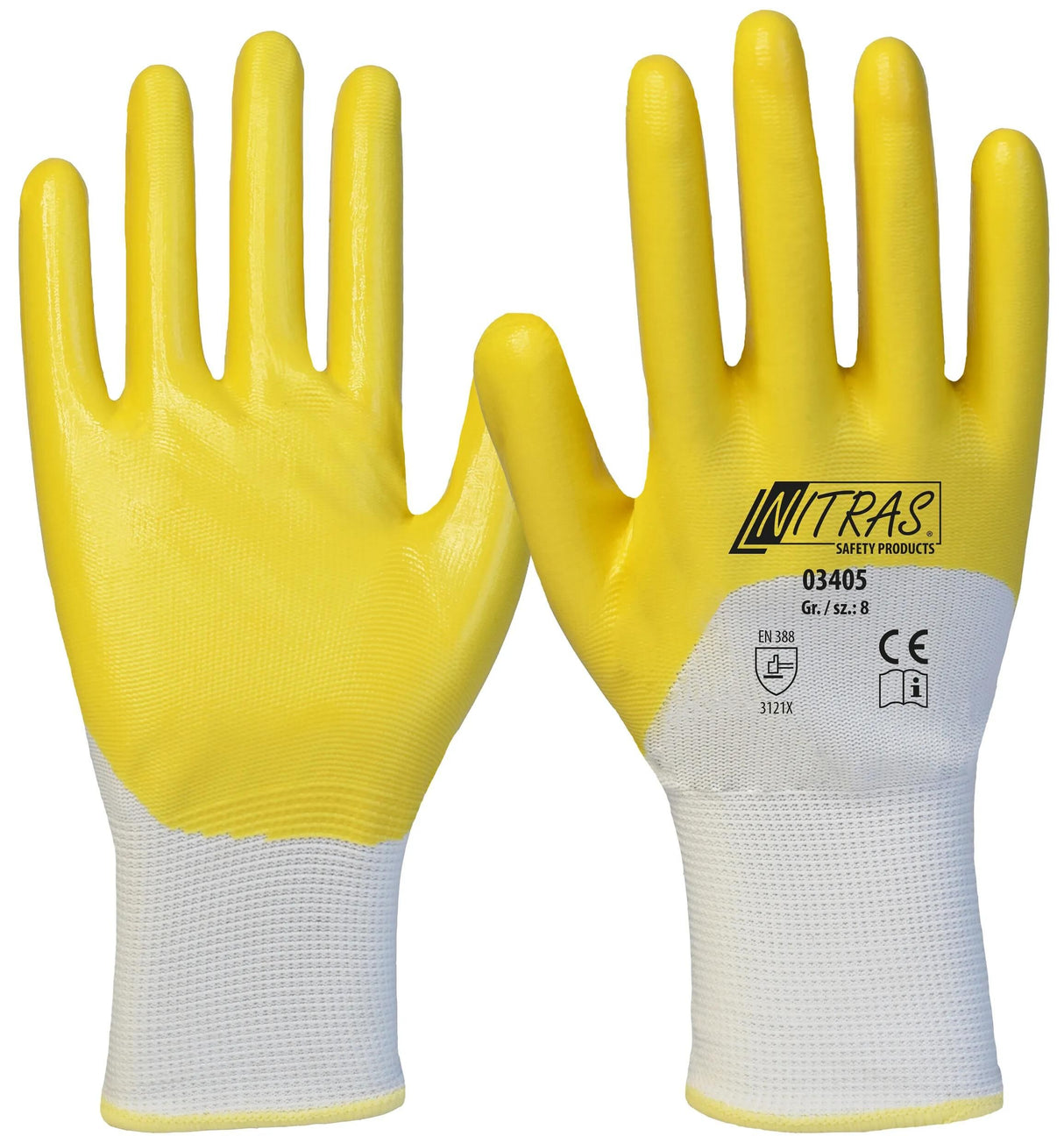 Nitras safety nitrilhandschoen nitrile glove size 10 nitras