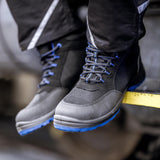 Nitras safety stiefel solid step mid safety boots gr. 42 solid step mid blue