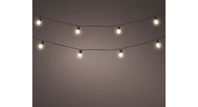 Led deco string lights steady buiten zwart warm wit l.570cm