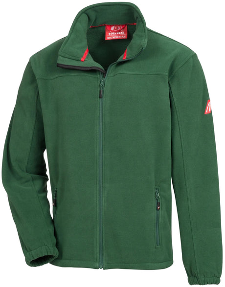 Nitras safety fleecejack 7044 motion tex plus fleece jacket gr. l green nitras motion tex plus