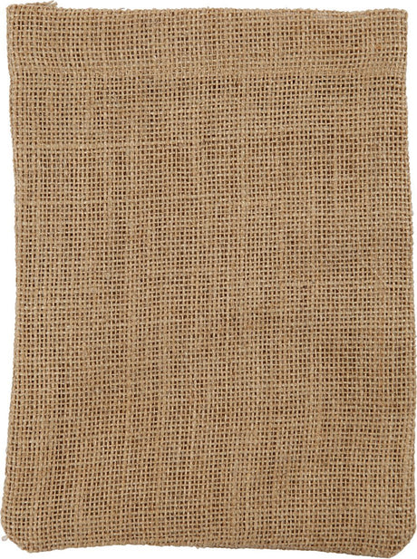 Creativ company creative jute zak 15 x 20 cm bruin