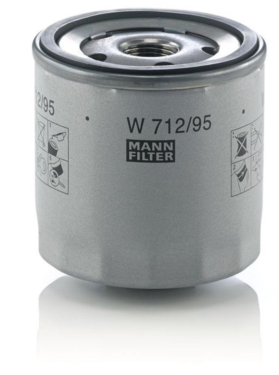 Mann-filter mann filter w712 95 - oliefilter - schroeffilter - met terugslagklep - ø 76 mm