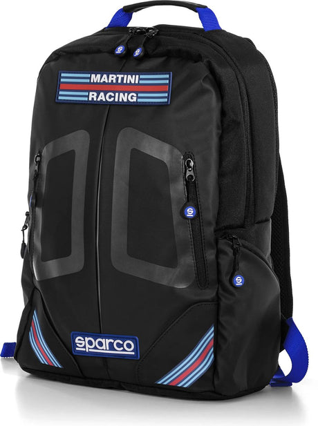 Sparco martini racing rugtas stage martini-r my23 tas - zwart blauw — maat onesize