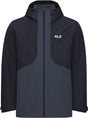 Jack wolfskin stonetrail 3in1 jkt m heren outdoorjas - midnight sky m