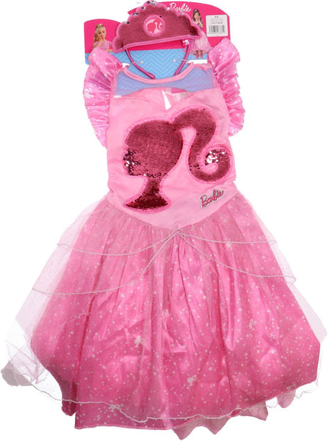Rubies barbie princess verkleedkleding - jurk 5-6 jaar. 110 116