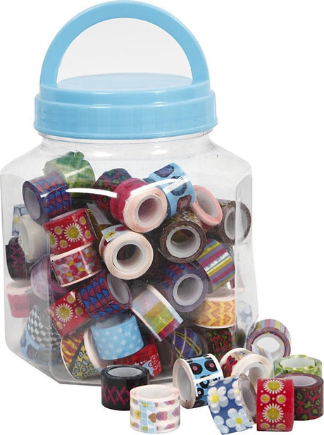 Creativ company tape, b: 12 mm, 90x2 m, diverse kleuren