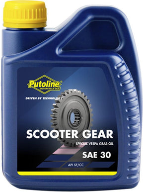 Putoline transmissie olie sae30 500ml voor scooter vespa lambrettas vintage