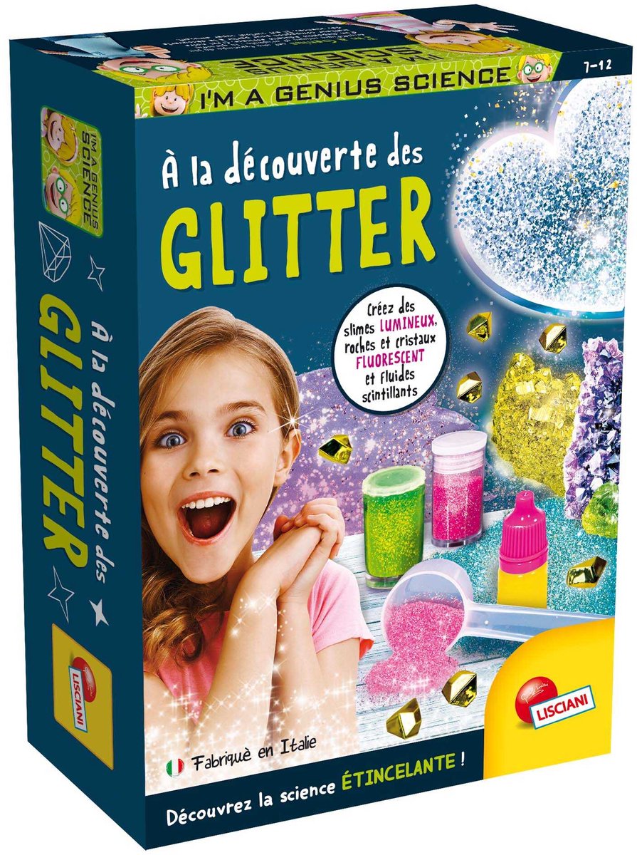 Lisciani - science - a la decouverte des glitter - fr