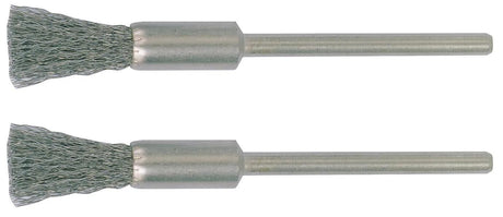 Proxxon penseel brushes w.shaft 2pcs d=8mm stainless s