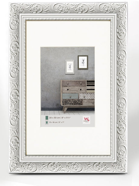 Walther barock - houten lijst - fotoformaat 20x30 cm - wit