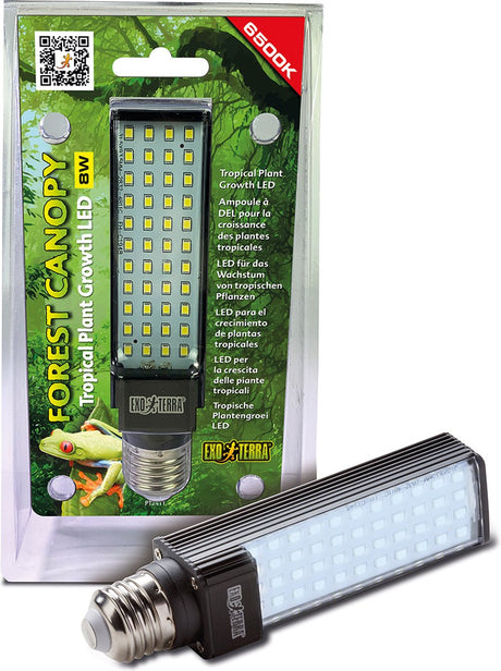 Exo terra - verlichting - reptielen - forest canopy led 8w 6500k 220-240v - 1st