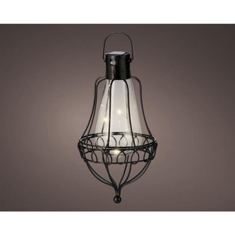 Lumineo led solar hanglamp h21cm zwart
