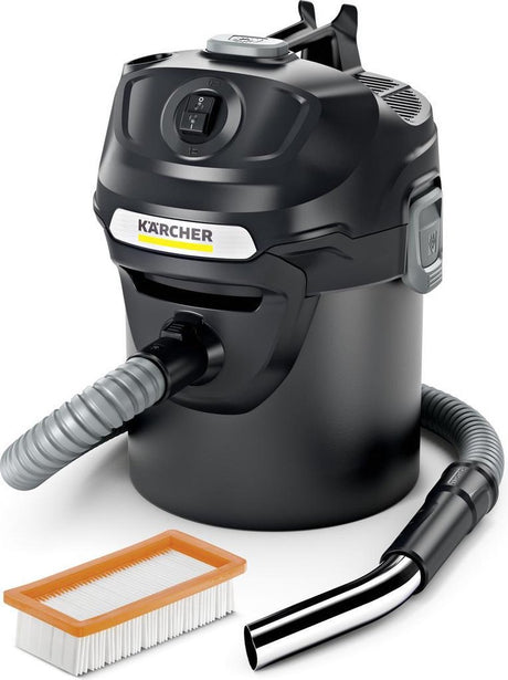 Karcher kärcher ad 2 as- en droogzuiger - 600 w - 14 liter - vlamvertragend - reboost filterreiniging