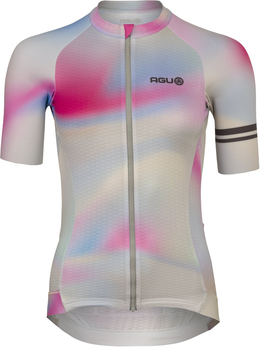 Agu multicolor fietsshirt ss performance dames