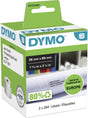 Dymo etiketten labelwriter ft 89 x 36 mm, wit (2x 260 stuks)