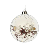 Lumineo led bol met bloemen ø14cm 15led