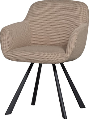 Woood juno eetkamerstoel - mesh - naturel - 79x58x58