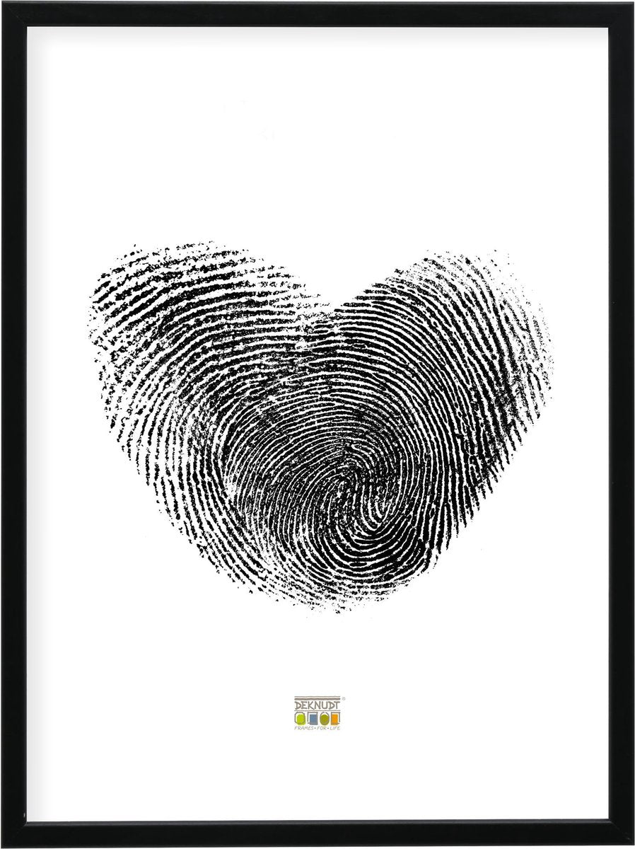 Deknudt frames fotolijst s41jl2 - zwart - hout - foto a3 : 29,7x42 cm