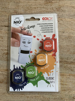 Colop little nio vervangingsstempelkussen – set van 4 kleuren