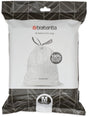 Brabantia perfectfit vuilniszakken - 60 l - code m - 40 stuks