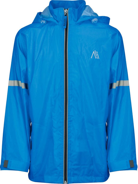 Ralka waterdichte regenjas voor kinderen - reflectie - blauw - maat 152