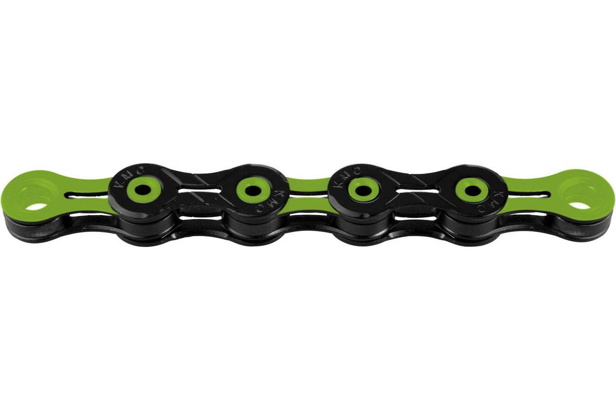 KMC DLC 10 116 Green -black bicycle chain