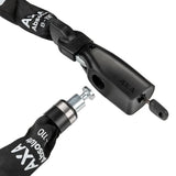 Axa kettingslot absolute art2 - 9-110 met polyester hoes - zwart