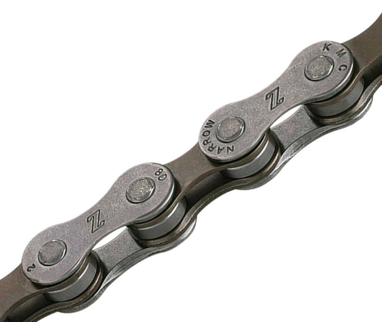 Km c z7 fietsketting 7-8 speed 1 2x3 32 116 schakels grijs bruin