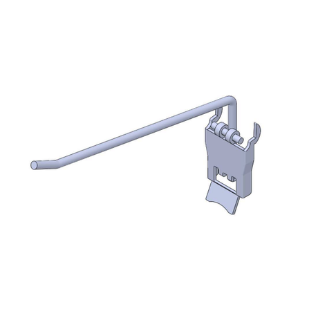 Tegometall klaphaak rl 30 20 cm - verzinkt