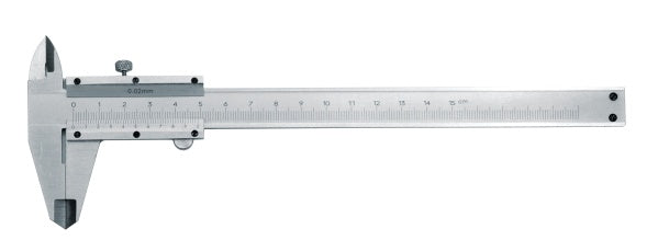 Vorel inox glijmachine 150mm 0,02mm .