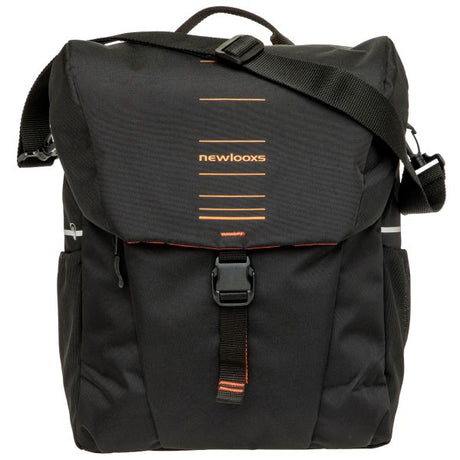 Newlooxs tas new looxs vigo enkel | zwart oranje | 20l