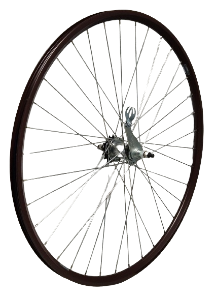 Kg bakhjul 28 tum (622) Alu Rim Brown Ventura Histop Brake Hub