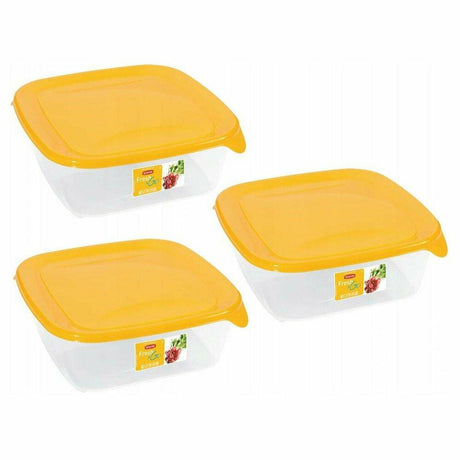 Curver een set vierkante containers 3szt. 0,8l
