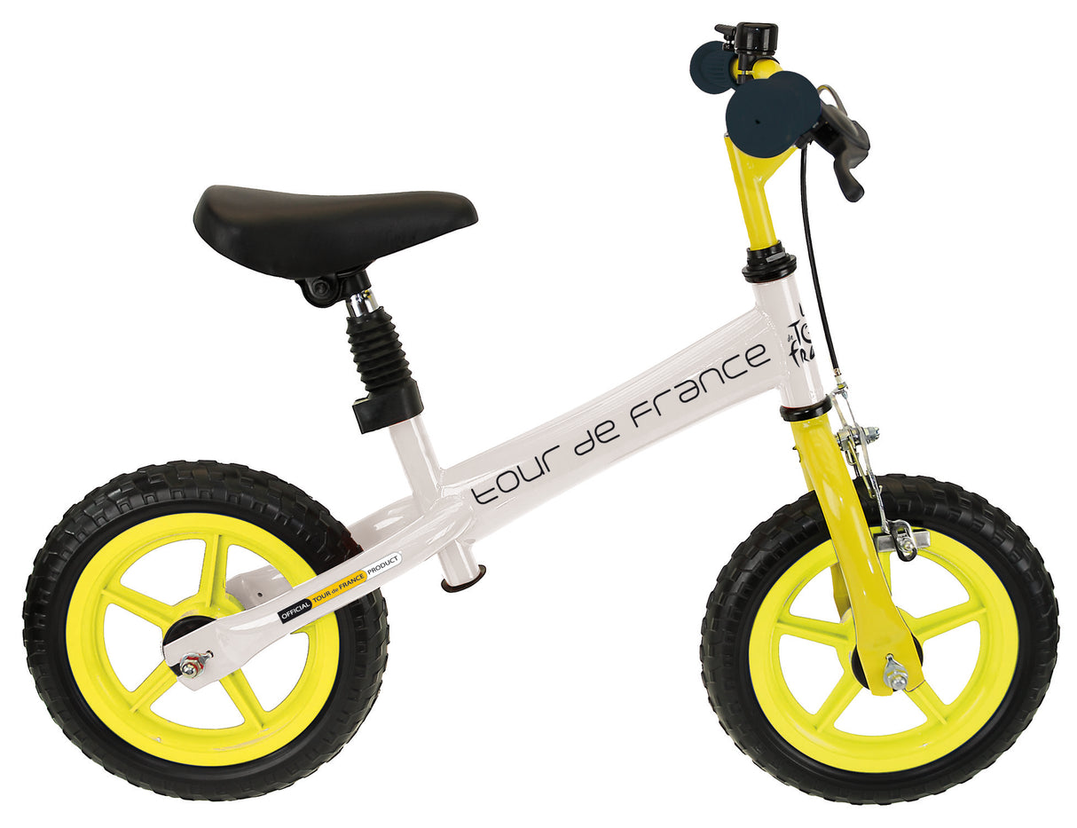 Tour de France white with yellow wheels