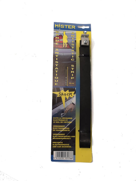 Mister anti-statische strip 45 cm rubber zwart