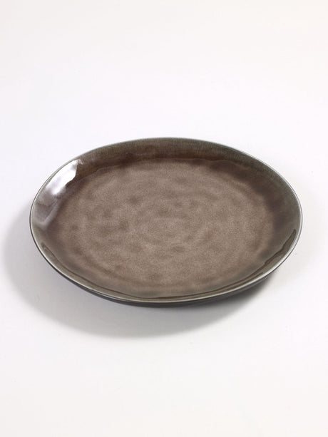 Serax pure by pascale naessens dinerbord - small - ø20,5 cm - 4 stuks - bruin