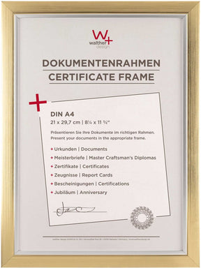 Walther beyond - fotolijst - fotoformaat 21x29,7 cm (din a4) - champagne