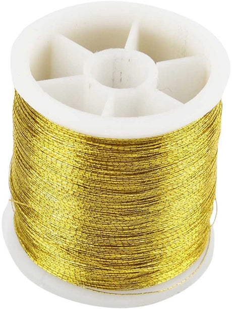 Creativ company cc nylon naaigaren 100 m goud.