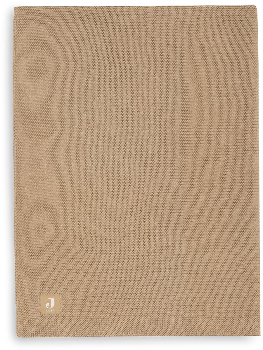 Jollein baby deken ledikant 100x150cm basic knit hazel
