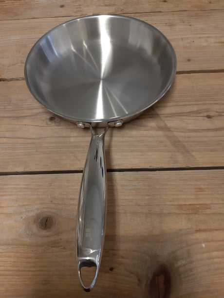 Ibili natural triply 26 cm koekenpan zilver
