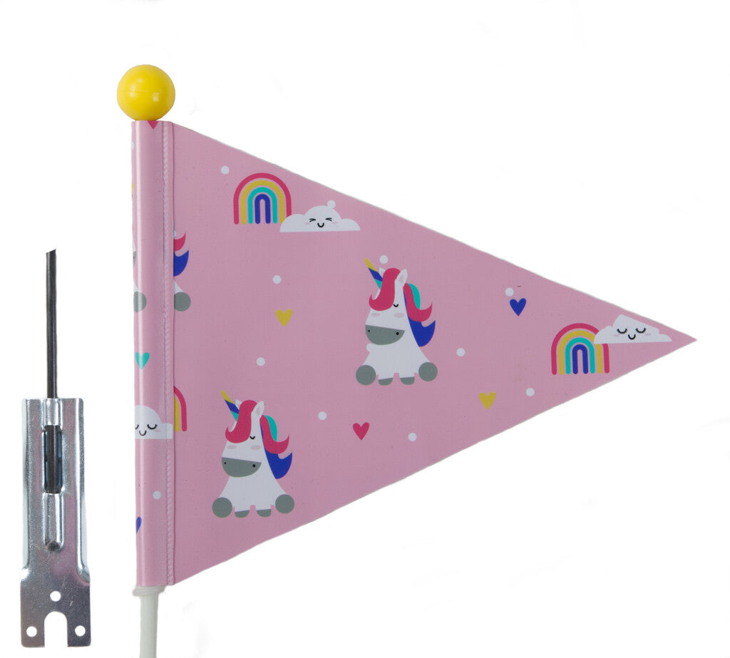 Pexkids Security Flag Pexkids Unicorn Pink with unicorn print