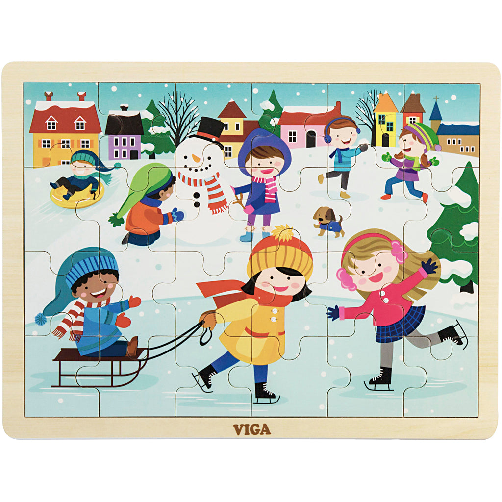 Http: www.cchobby.nl viga-seizoenen-viga-houten-puzzel-de-seizoenen-winter-afm-30x22-5-cm-24-delen-1-stuk