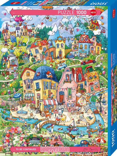 Heye puzzle puzzel good morning, happytown 1000 * levertijd onbekend *.