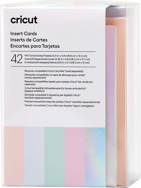 Cricut insert cards princess r10 kaartenset tulpenblauw, poeder